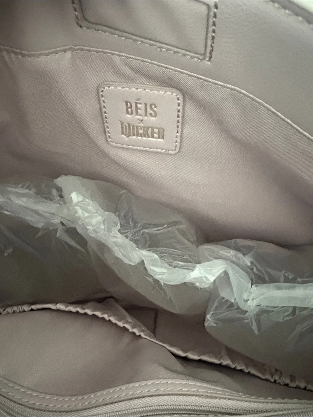 BEIS Wicked Pink Tote (never used)